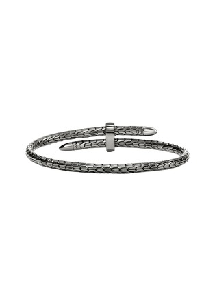 细节 - 点击放大 - JOHN HARDY - Spear Sterling Silver Diamond Rhodium Flex Cuff — Size S