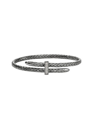 首图 - 点击放大 - JOHN HARDY - Spear Sterling Silver Diamond Rhodium Flex Cuff — Size S