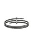 细节 - 点击放大 - JOHN HARDY - Spear Diamond Black Rhodium Sterling Silver Double Flex Cuff — Size M