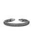 首图 - 点击放大 - JOHN HARDY - Spear 50 Diamond Black Rhodium Sterling Silver Flex Cuff — Size S