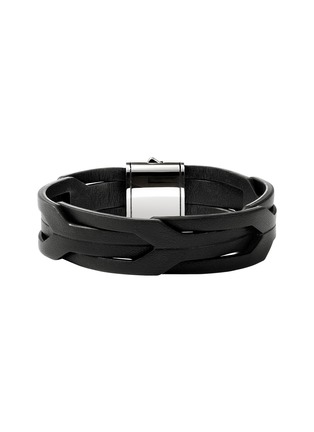 首图 - 点击放大 - JOHN HARDY - Icon 50 Sterling Silver Leather Bracelet — Size UM