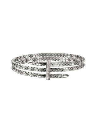 首图 - 点击放大 - JOHN HARDY - Spear Sterling Silver Diamond Flex Cuff — Size S