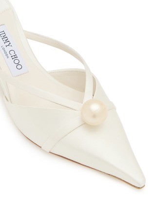 细节 - 点击放大 - JIMMY CHOO - Ana 50 Satin Mules