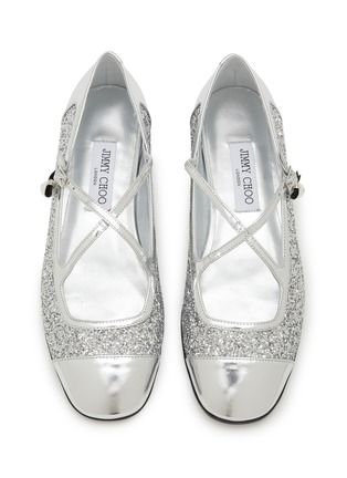 细节 - 点击放大 - JIMMY CHOO - Eleri Leather Mary Jane Flats