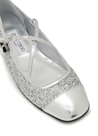 细节 - 点击放大 - JIMMY CHOO - Eleri Leather Mary Jane Flats