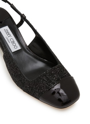 细节 - 点击放大 - JIMMY CHOO - Elisa 45 Leather Slingback Pumps