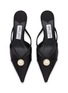 细节 - 点击放大 - JIMMY CHOO - Ana 50 Satin Mules