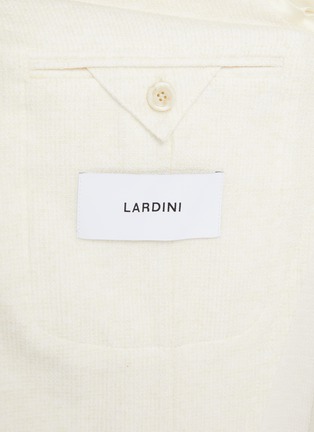  - LARDINI - Single Breasted Notch Lapel Weave Blazer