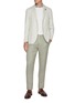 模特儿示范图 - 点击放大 - LARDINI - Single Breasted Notch Lapel Blazer
