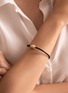 细节 - 点击放大 - JEWELMER - Lien Doré Pearl of Wisdom Golden South Sea Pearl 18K Gold Leather Cord Bracelet