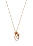 首图 - 点击放大 - JEWELMER - Mother and Child 18K Yellow Gold Pearl Diamond Pendant Necklace