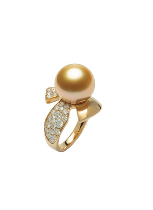 首图 - 点击放大 - JEWELMER - Cruise 18K Yellow Gold Pearl Diamond Ring