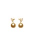 首图 - 点击放大 - JEWELMER - Cruise 18K Yellow Gold Pearl Diamond Earrings