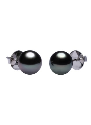 首图 - 点击放大 - JEWELMER - Les Classiques Tahitian Pearl 18K White Gold Stud Earrings