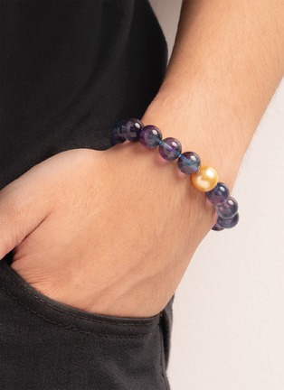 细节 - 点击放大 - JEWELMER - Azur Pearl Fluorite Bracelet