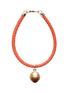 首图 - 点击放大 - JEWELMER - Mon Secret Golden South Sea Pearl 18K Gold Leather Cord Bracelet