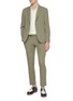 模特儿示范图 - 点击放大 - EQUIL - Packable Active Uniform Single Breasted Blazer