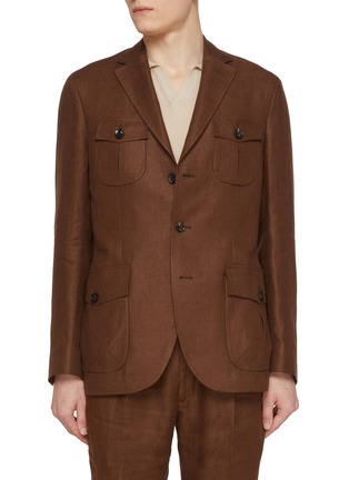 首图 - 点击放大 - EQUIL - Single Breasted Linen Field Jacket