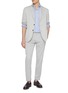 模特儿示范图 - 点击放大 - EQUIL - Garment Dyed Single Breasted Unlined Blazer