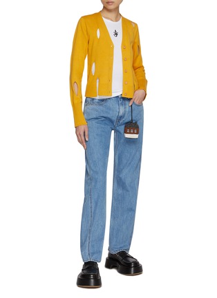 模特儿示范图 - 点击放大 - JW ANDERSON - Twisted Denim Jeans
