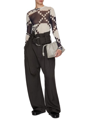 模特儿示范图 - 点击放大 - JW ANDERSON - Gathered D-Ring Pants