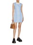 模特儿示范图 - 点击放大 - JW ANDERSON - Layered Neck Mini Shift Dress