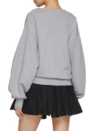 背面 - 点击放大 - JW ANDERSON - Rounded Wrap Cotton Sweatshirt