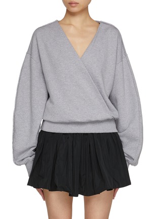 首图 - 点击放大 - JW ANDERSON - Rounded Wrap Cotton Sweatshirt