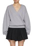 首图 - 点击放大 - JW ANDERSON - Rounded Wrap Cotton Sweatshirt