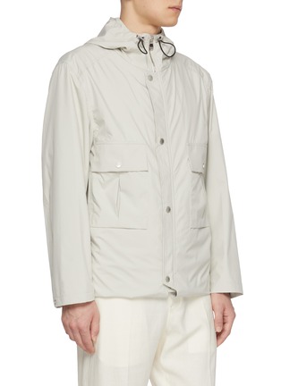 细节 - 点击放大 - VALSTAR - Hooded Lightweight Waterproof Parka Coat