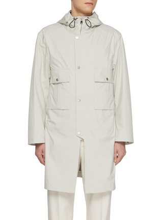 首图 - 点击放大 - VALSTAR - Hooded Lightweight Waterproof Parka Coat