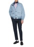 模特儿示范图 - 点击放大 - VALSTAR - Valstarino Garment Dyed Button Up Jacket