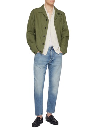 模特儿示范图 - 点击放大 - VALSTAR - Mickey Linen Coach Jacket