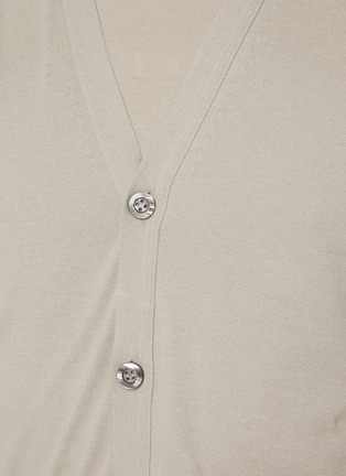  - JOHN SMEDLEY - V-Neck Cotton Cardigan