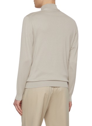 背面 - 点击放大 - JOHN SMEDLEY - V-Neck Cotton Cardigan