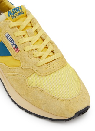 细节 - 点击放大 - AUTRY - 男款 REELWIND 拼色真皮运动鞋