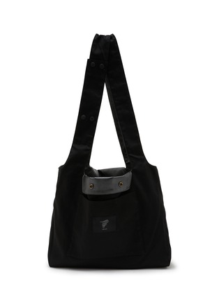 细节 - 点击放大 - DISCORD YOHJI YAMAMOTO - 小号扣饰真皮托特包