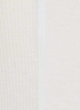  - SKIMS - SHEER COTTON 罗纹圆领 T 恤