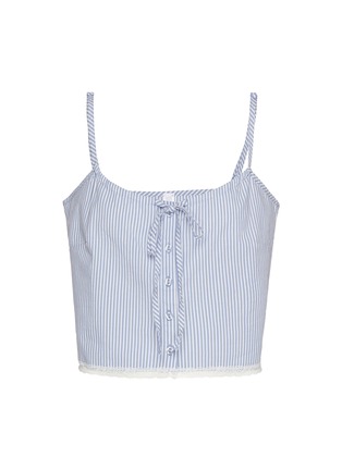 首图 - 点击放大 - SKIMS - COTTON POPLIN SLEEP 条纹背心