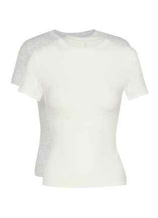 首图 - 点击放大 - SKIMS - COTTON JERSEY 短袖 T 恤两件套