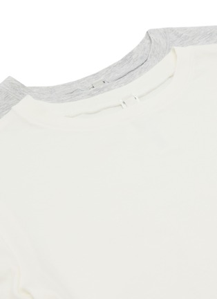 模特儿示范图 - 点击放大 - SKIMS - COTTON JERSEY 短袖 T 恤两件套