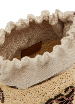 细节 - 点击放大 - LOEWE - Anagram Iraca Palm Canvas Crossbody Pouch