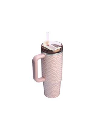 细节 –点击放大 - STANLEY - The Quencher H2.0 Flowstate™ Tumbler 30 Oz — Peach Whip Sunflower