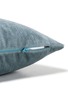 细节 –点击放大 - FRETTE - Luxury Wool Velvet Cushion Cover — Rainy Sky
