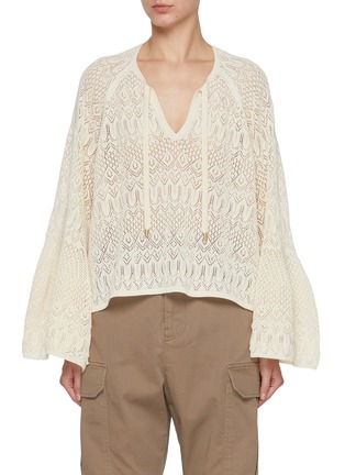 首图 - 点击放大 - ZIMMERMANN - Coco Pointelle Lace Top