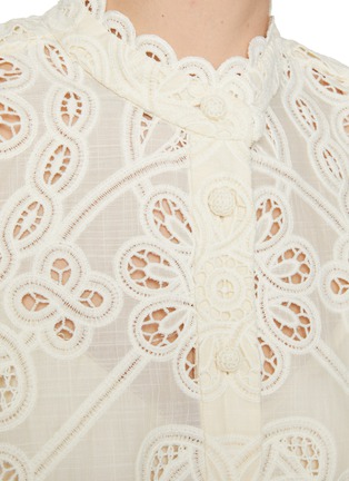  - ZIMMERMANN - RHIANNON 刺绣灯笼袖上衣
