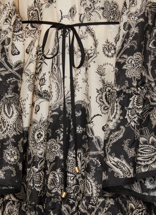  - ZIMMERMANN - RHIANNON 喇叭袖系带连衣裙