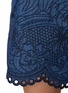  - ZIMMERMANN - Coco Embroidered Dark Wash Denim Short
