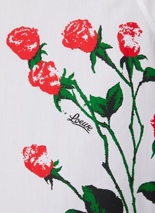  - LOEWE - Rose Printed Shirt