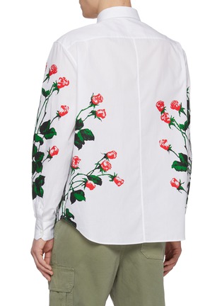 背面 - 点击放大 - LOEWE - Rose Printed Shirt